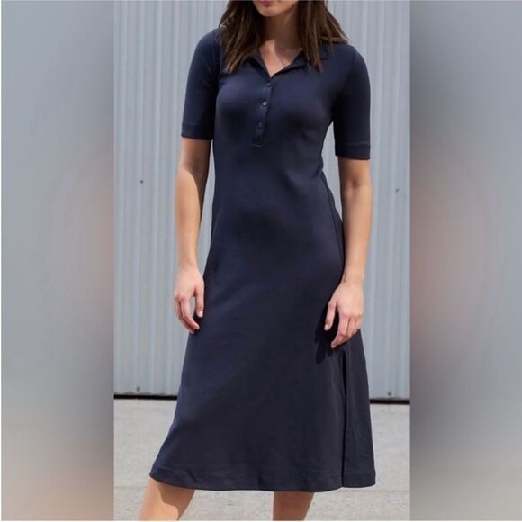 AYR The Scout Dress in Navy Blue Side Slit Size XS - Picture 10 of 10